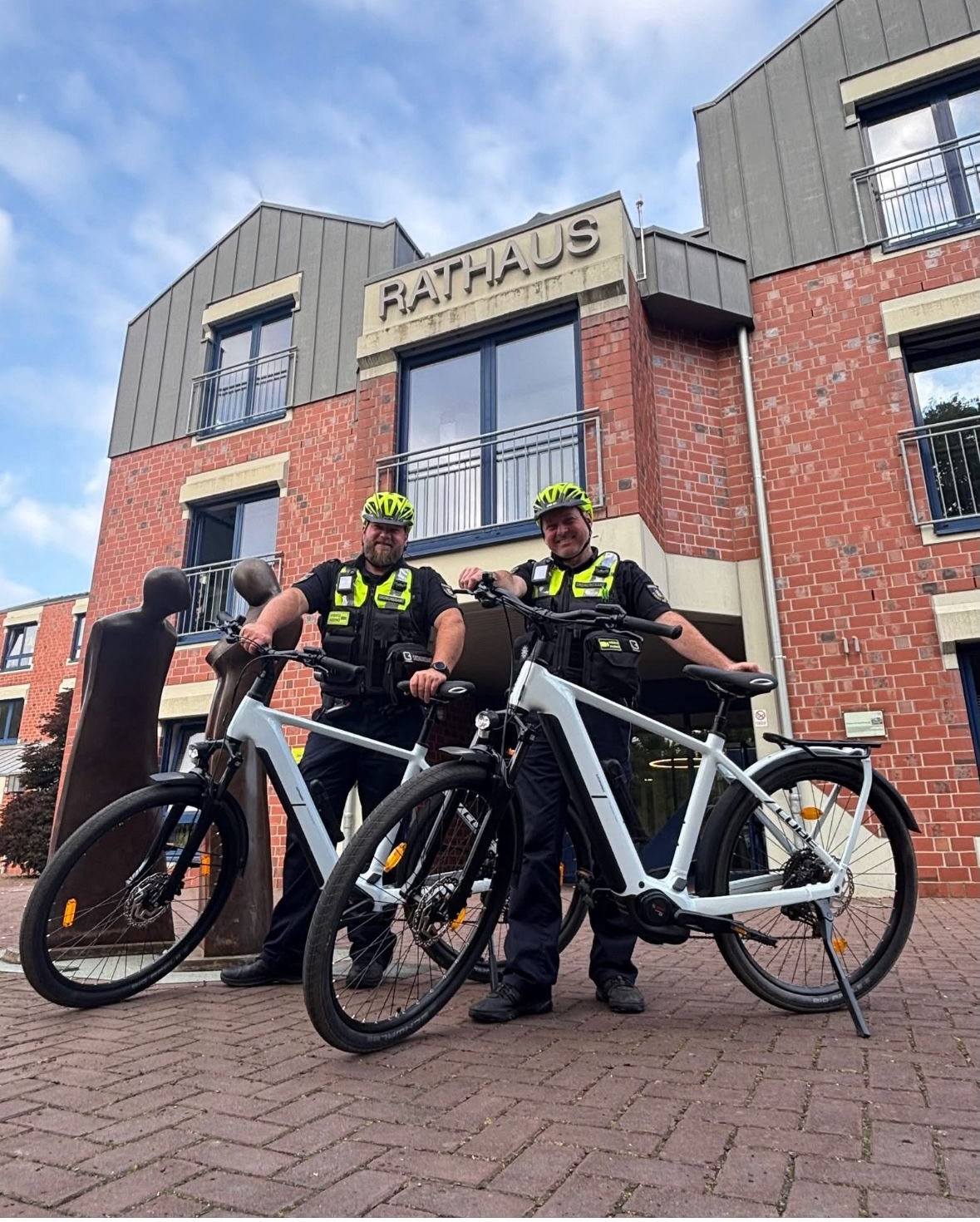 Ordnungsamt Nettetal mit E-Bikes